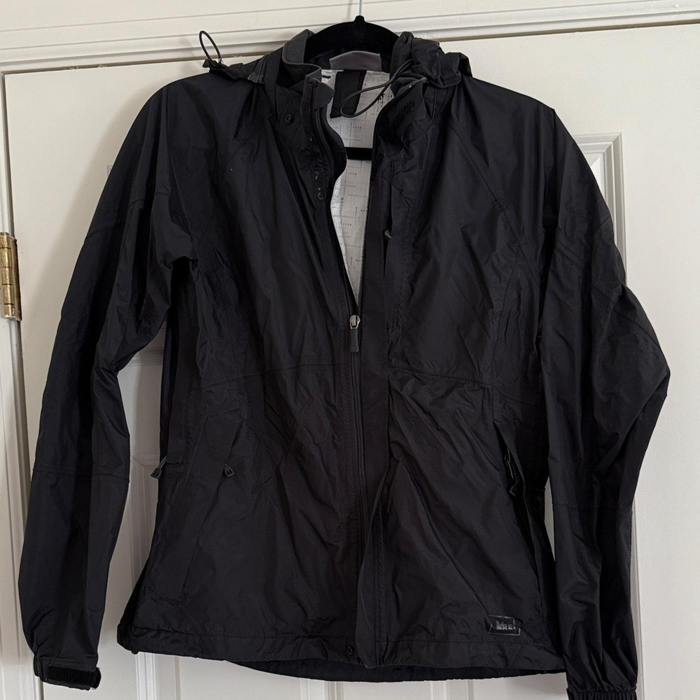 REI Black Women's Utility Rain Jacket